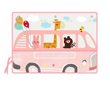 Adjustable Car  Window Sunscreen Curtain with  Storage Net