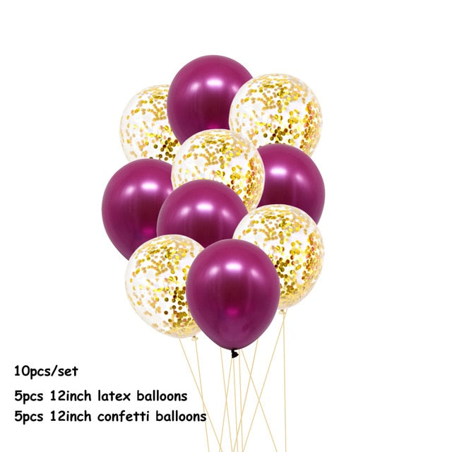 Confetti Balloons in Various Colours