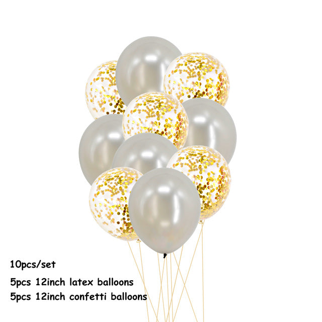 Confetti Balloons in Various Colours