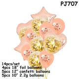 Confetti Balloons in Various Colours